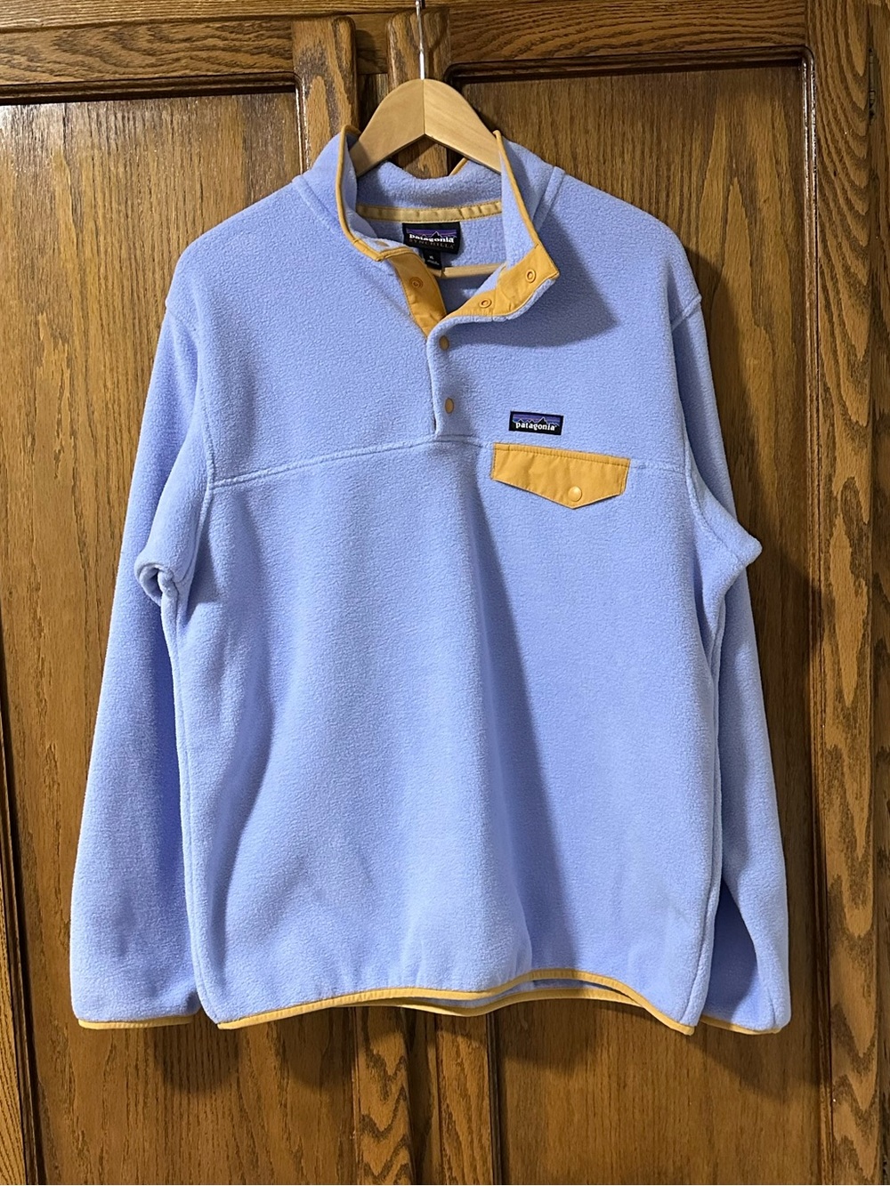 Patagonia Lightweight Synchilla Snap-T Fleece Pullover Periwinkle Blue Sz XL - Picture 2 of 8